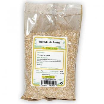 Pinisan Salvado de Avena 500g - Fuente Natural de Fibra, Vitaminas y Minerales