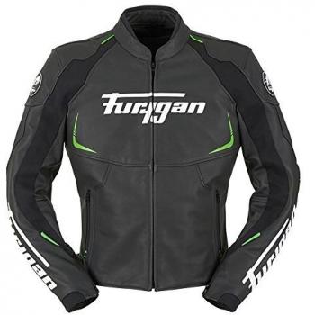 Chaqueta de Furygan espectro, Negro/Verde Fluo, tamaño S