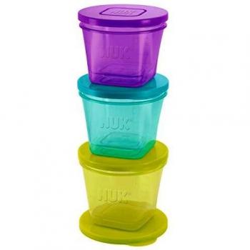 NUK Stackable Food Pots for Children - 6 Piece Set