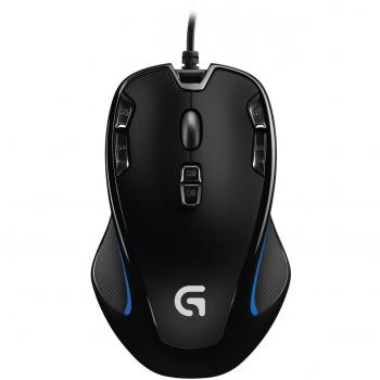 Logitech G300s Ratón Gaming con Cable, Ambidiestro, RGB, Peso Reducido, 9 Botones Programables, Memoria Integrada, PC/Mac - Negro