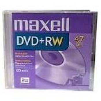 DVD+RW 5 Pack Jewel Case 4x Speed