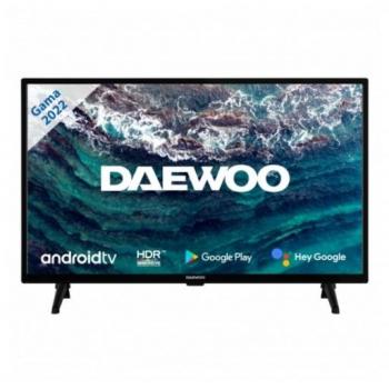 Televisor LED 32 pulgadas Daewoo 32DM54HA Smart TV HDR10 Android WiFi HDMI USB Bluetooth TDT2 Satélite