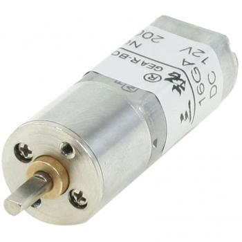 Sourcingmap - Par en el eje de 3mm eléctrica orientada caja del motor de corriente continua 12v 16 ga 200 rpm