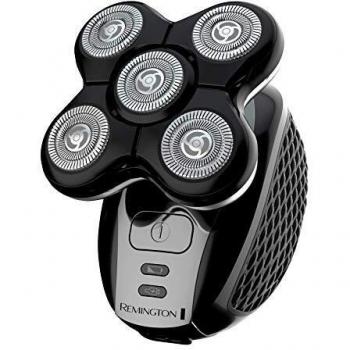 Afeitadora Eléctrica Remington RX5 Ultimate con 5 Cabezas de Corte - Negra/Plateada, Resultados en Menos de 2 Minutos, Fácil de Limpiar