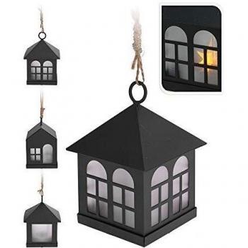 Edp 71650 Farolito de Led 6 X 8cm, Negro