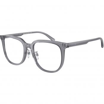 Emporio Armani EA3226D Col. 5029 Men's Eyeglasses - Clear Size 54, Asian Fit, Blue Light Block Available, Pillow Grigio