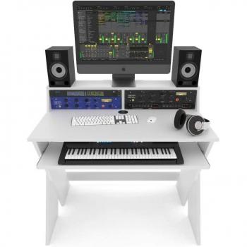 Glorious Sound Desk Compact Studio Workstation - White