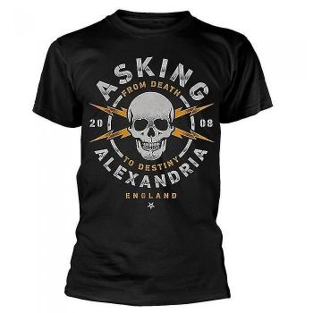 Asking Alexandria Camiseta Unisex Adult Danger Cotton Negro M