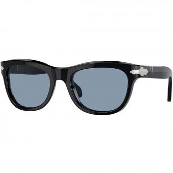 Persol PO0086S 95/56 Unisex Black Blue Acetate Sunglasses with Anti-Reflection Lens