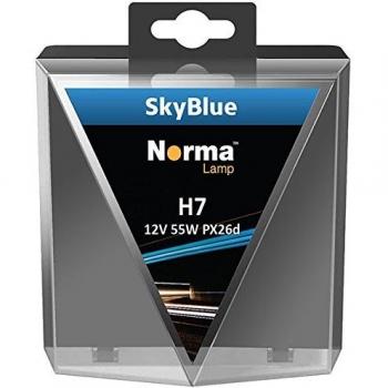 Norma 216607 – 302 H7 halógena Faro Twin Box SKY BLUE 12 V 55 W PX26d)