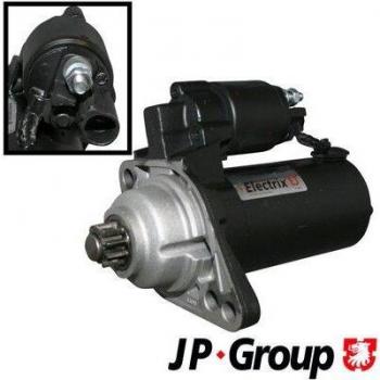 Motor de arranque JP GROUP 1190304100, tipo: motor de arranque, características: compatible con diversas marcas y modelos de vehículos, alta calidad y durabilidad, fácil instalación, rendimiento óptimo