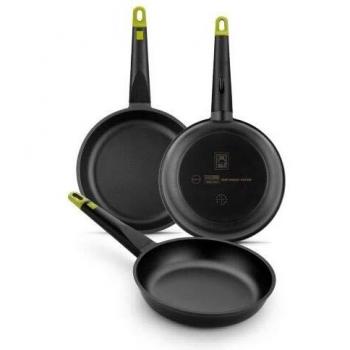 Set 3 Sartenes 18-22-26 Cm Foodie A491235