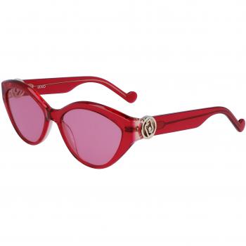 Liu Jo LJ767SR 525 Women's Cat Eye Sunglasses Fuchsia Size 56