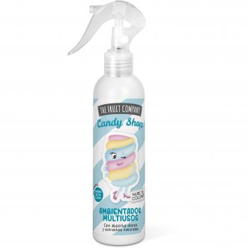 The Fruit Company - Ambientador Multiusos en Spray Candy Edition 200ml - Aroma Nube de Colores - Pack de 2 - Olores Dulces, Duraderos y Divertidos - Elimina Malos Olo