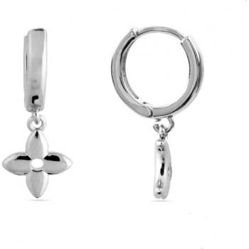 Pendientes Luxenter Essential acabados en rodio