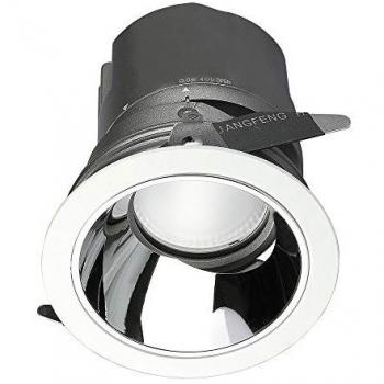 Foco empotrable LED COB 35W orientable 27° para hotel 4000K CRI-95