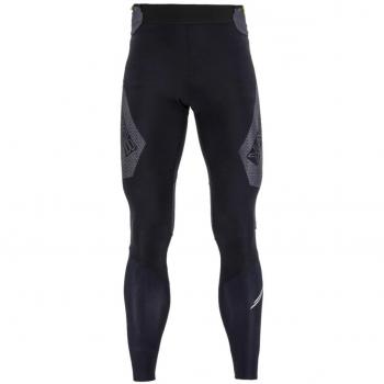 Mallas de trail Karpos Lavaredo Tech Tight negro, mallas de compresión, tejido elástico y transpirable, diseño ajustado para mayor comodidad, ideal para actividades al aire libre y running, disponible en talla XL