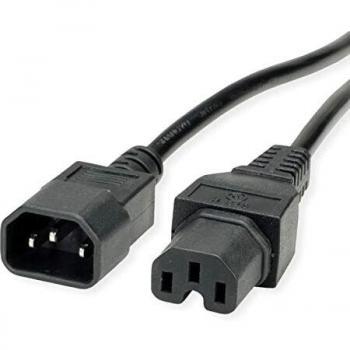 CABLE DE ALIMENTACION EXTERNA C14C15 NEGRO 1 METROS VALUE