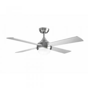 Ventilador de Techo Orbegozo CP 129120 con Luz, Motor DC, 6 Velocidades, Mando a Distancia, Temporizador, 4 Aspas y Silencioso - Diámetro 120 cm,