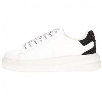 Guess Women's Elbina White Leather Sneakers Size 37