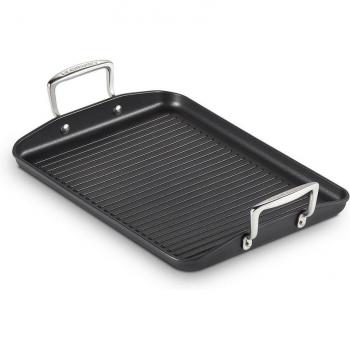 Parrilla grill rectangular de Aluminio Antiadherente con asas Le Creuset