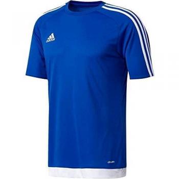 adidas Estro 15 JSY - Camiseta para hombre, color azul ultramar / blanco, talla 152