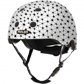 Melon Synapses Helmet, White, Matte Finish, Medium, 52-58cm / 20.5-22.75in Head Size
