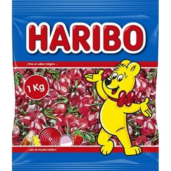 Haribo - Caramelos de Goma con Sabor a Cerezas - 1kg