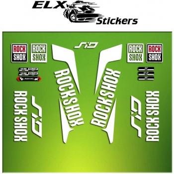 Pegatinas HORQUILLA ROCK SHOX SID 2016 ELX39 STICKERS AUFKLEBER AUTOCOLLANT ADESIVI BICICLETA CYCLE MTB BIKE 29