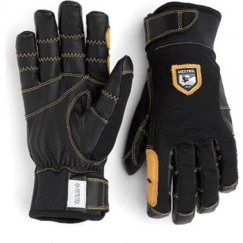 Hestra Guantes Ergo Grip Active 5 para Hombre, Color Negro, Talla 6