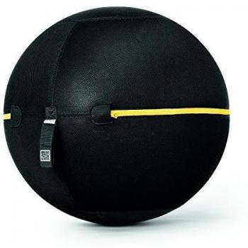 Technogym Wellness Ball Active Sitting - Pelota de ejercicios, color negro, 55 cm