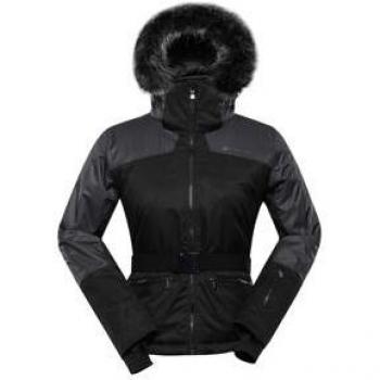 Chaqueta de Esquí Alpine Pro Olada para Mujer L-XL Negra