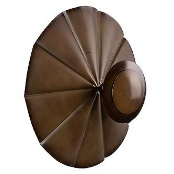 Adda Home Aplique Pared Latón Mojave 57x7x57 Cm - Diseño Moderno y Elegante para Iluminar Tu Hogar