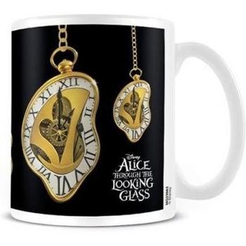 Alicia en el pais de las maravillas melting clock tazas standard