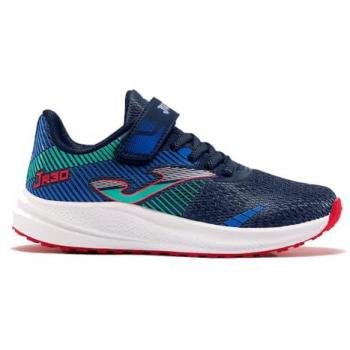 Zapatillas de Running Joma JR 30 Jr 2403 para Niños Color Azul Marino, Rojo y Verde Talla 30