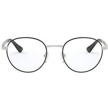 Persol 0PO2460V Monturas de Gafas, Silver/Black, 50 para Hombre