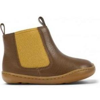 Camper Peu Cami Kids Marrón Piel Elástica Botines