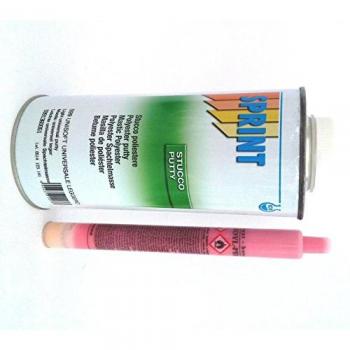 Masilla blanco poliéster Universal cartucho 1,5 kg suave ligero Sprint S99