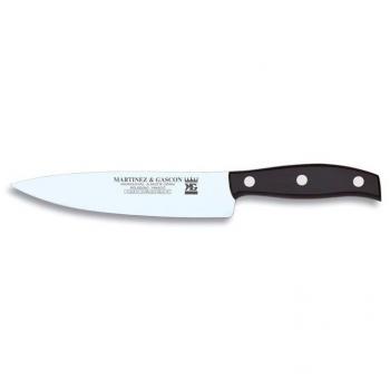 Cuchillo Cocinero Chef 15 cm Acero Inoxidable Molibdeno Vanadio Mango Negro