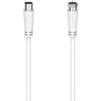 Cable de Conexión SAT Hama F-Conector - Acoplamiento Coaxial 1,5 m 90 dB