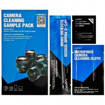 VSGO DKS-1 - Kit de Limpieza Compacto, Color Negro