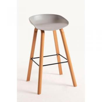 Taburete de Cocina Tolbi Gris - Estilo Moderno y Comodidad Ergonomica