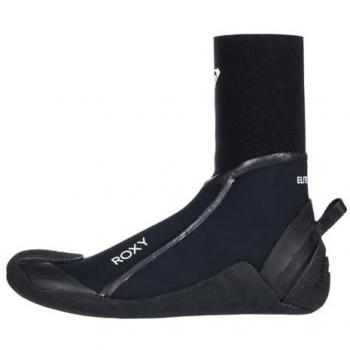 Escarpines Roxy Elite 3 mm negro para mujer con puntera dividida y capas térmicas de calor cálido