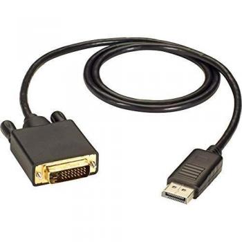 Black Box EVNDPDVI-0015-MM 4.5m DVI-D DisplayPort Black Video Cable Adapter - 4.5 m DVI-D, DisplayPort, Male, Black)