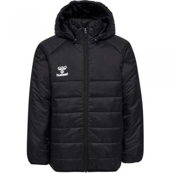 Hummel Chaqueta Hmlgo Multisport Unisex Niños, Negro, 140 cm, con capuz y acolchado