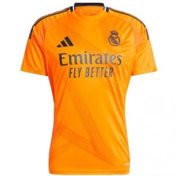 Real Madrid adidas Away Shirt 2024-25, Men's Short Sleeve Jersey, Size: XXL, Colour: Orange