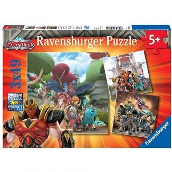 Ravensburger-05016 1 Gormiti, Multicolor, 3 x 49 piezas
