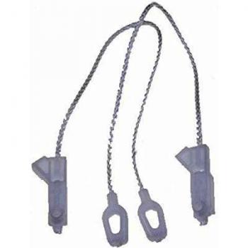 Cables de puerta para lavavajillas (paquete de 2) compatible con Brandt, De Dietrich, Fagor, Sauter, Vedette, Thomson, Sangiorgio, Blanco, Kleenmaid, Franke