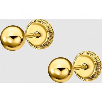 Pendientes de niña LG00108/4 Basics de oro 9K con acabado brillo.