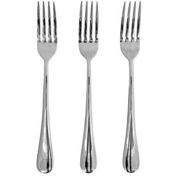 Bergner BG-5256 Set de 3 Tenedores en Acero Inoxidable